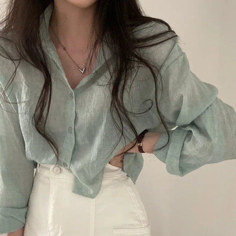 Trendy Lightweight Anti-UV & Anti-Fade Blouse