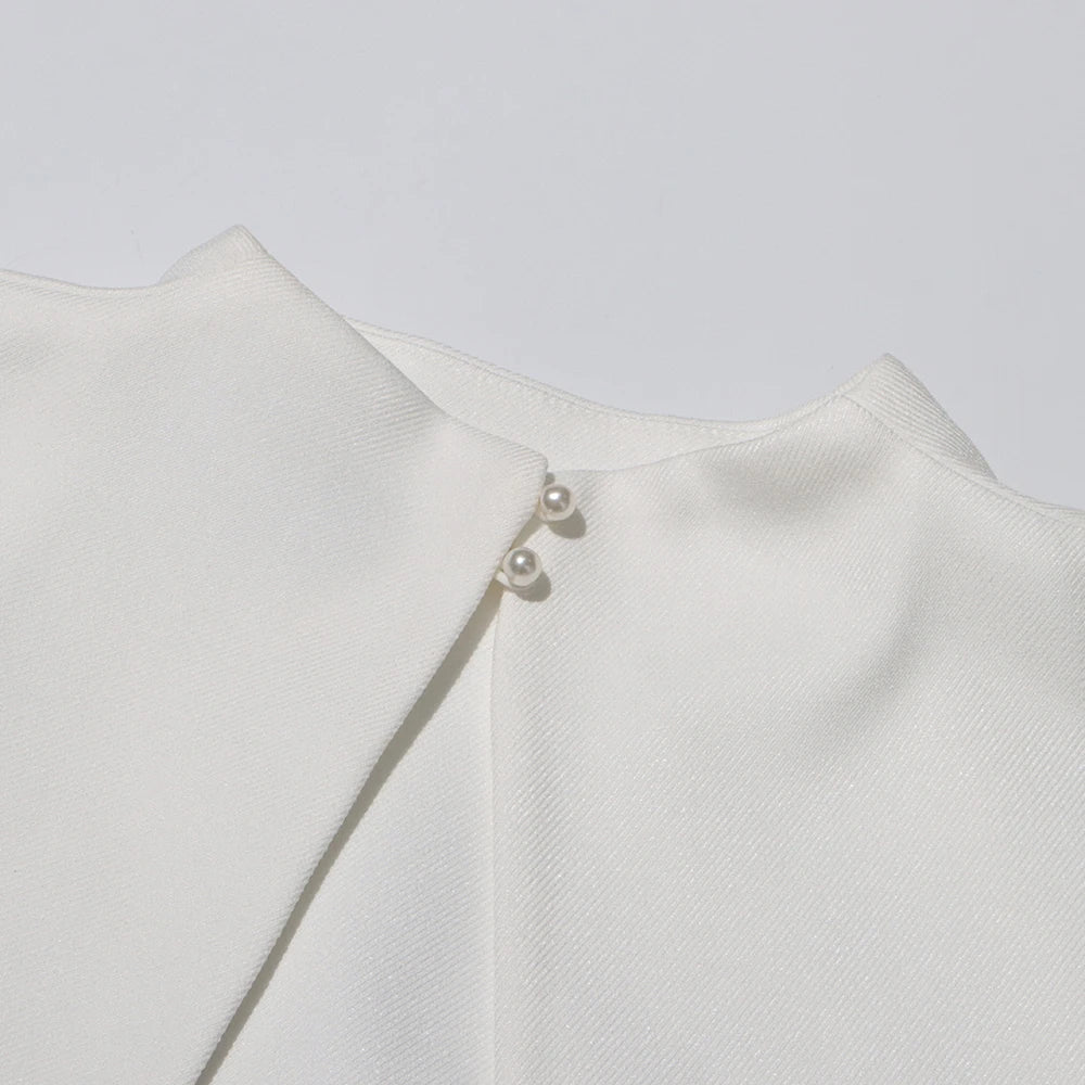 Detachable Cloak Dress | Square Collar Sleeveless High Waist