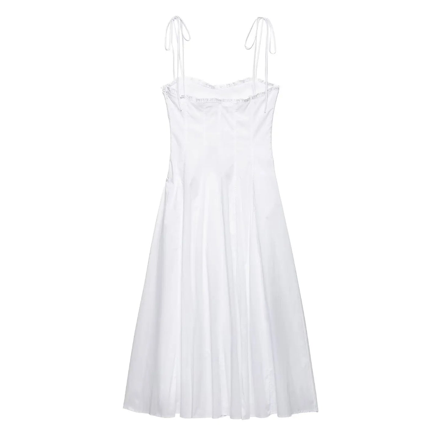 White dress on a white background