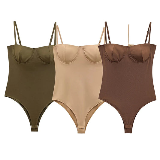 2025 Summer Women's Clothing Sleeveless Backless Skinny Corset Tops Slimming Body Sexy Women Beach Wear Sling Vest