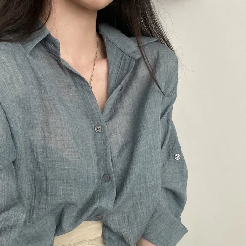 Trendy Lightweight Anti-UV & Anti-Fade Blouse