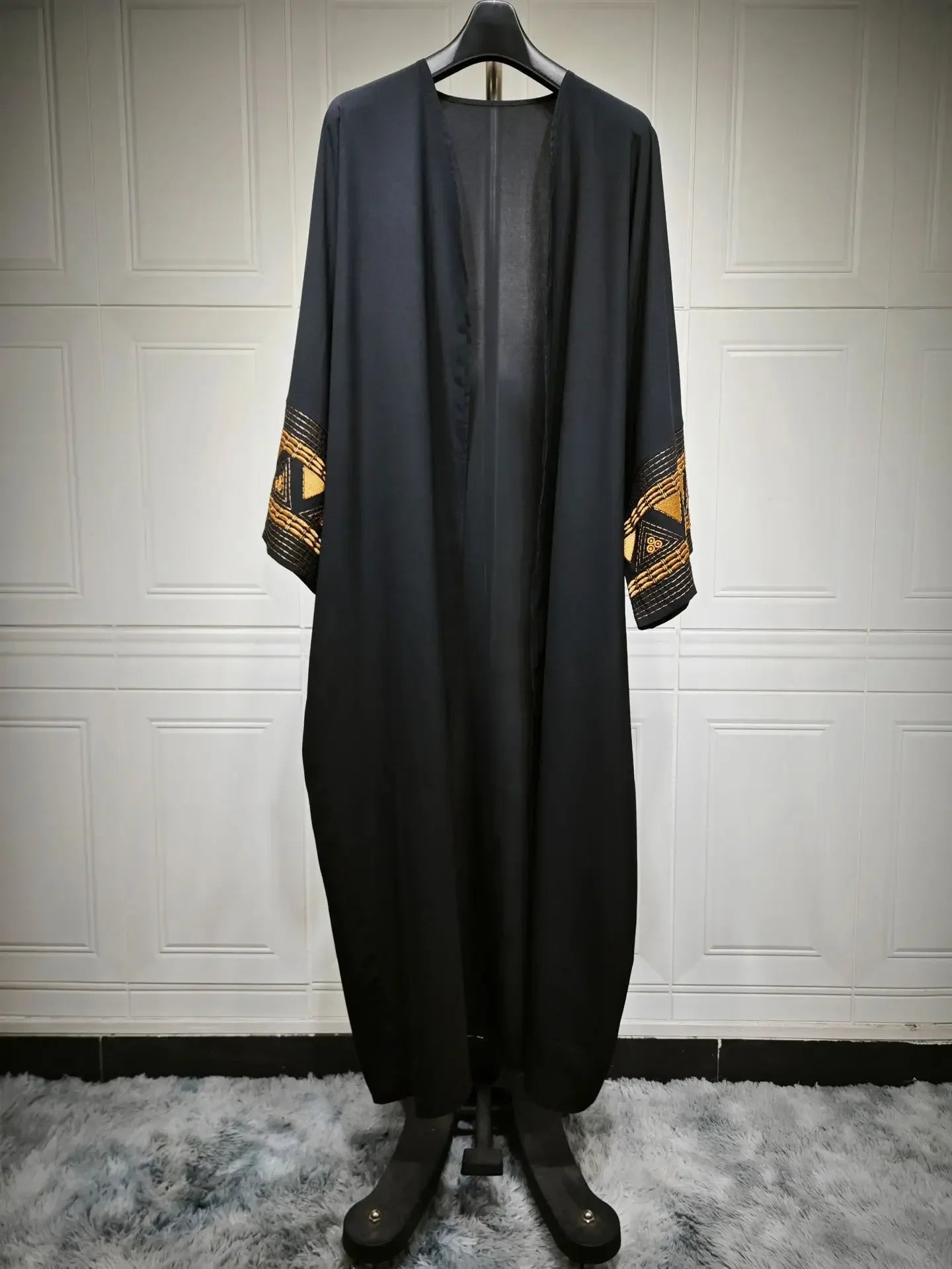 Dubai Embroidery Abaya Women Muslim Maxi Dress Islamic Open Kimono Cardigan Abayas Ramadan Eid Djellaba Loose Turkey Robe Gown