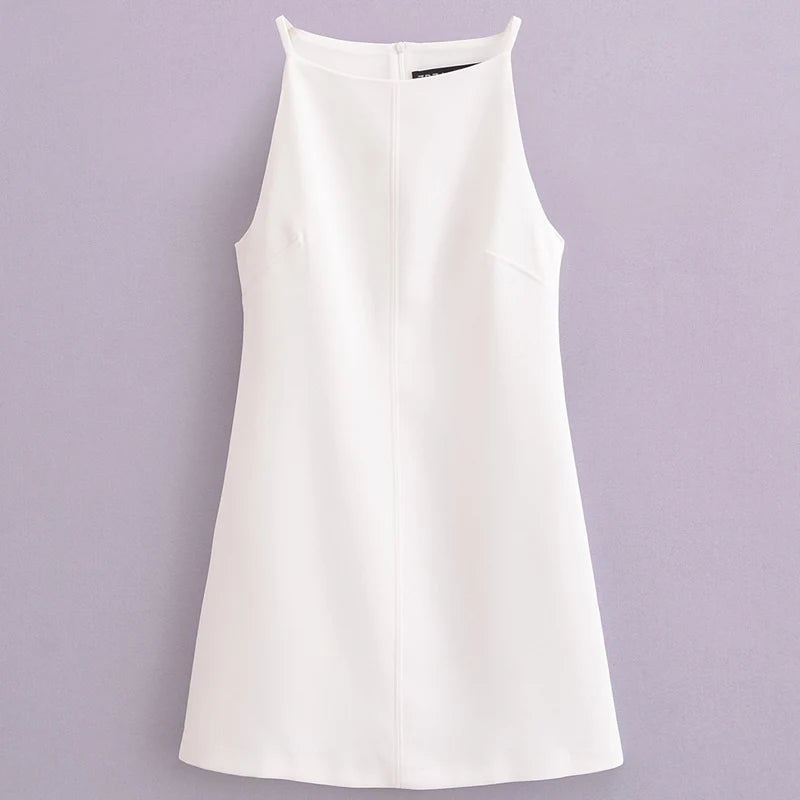 Women’s Bodycon Mini Dress – Sleeveless Vacation Outfit