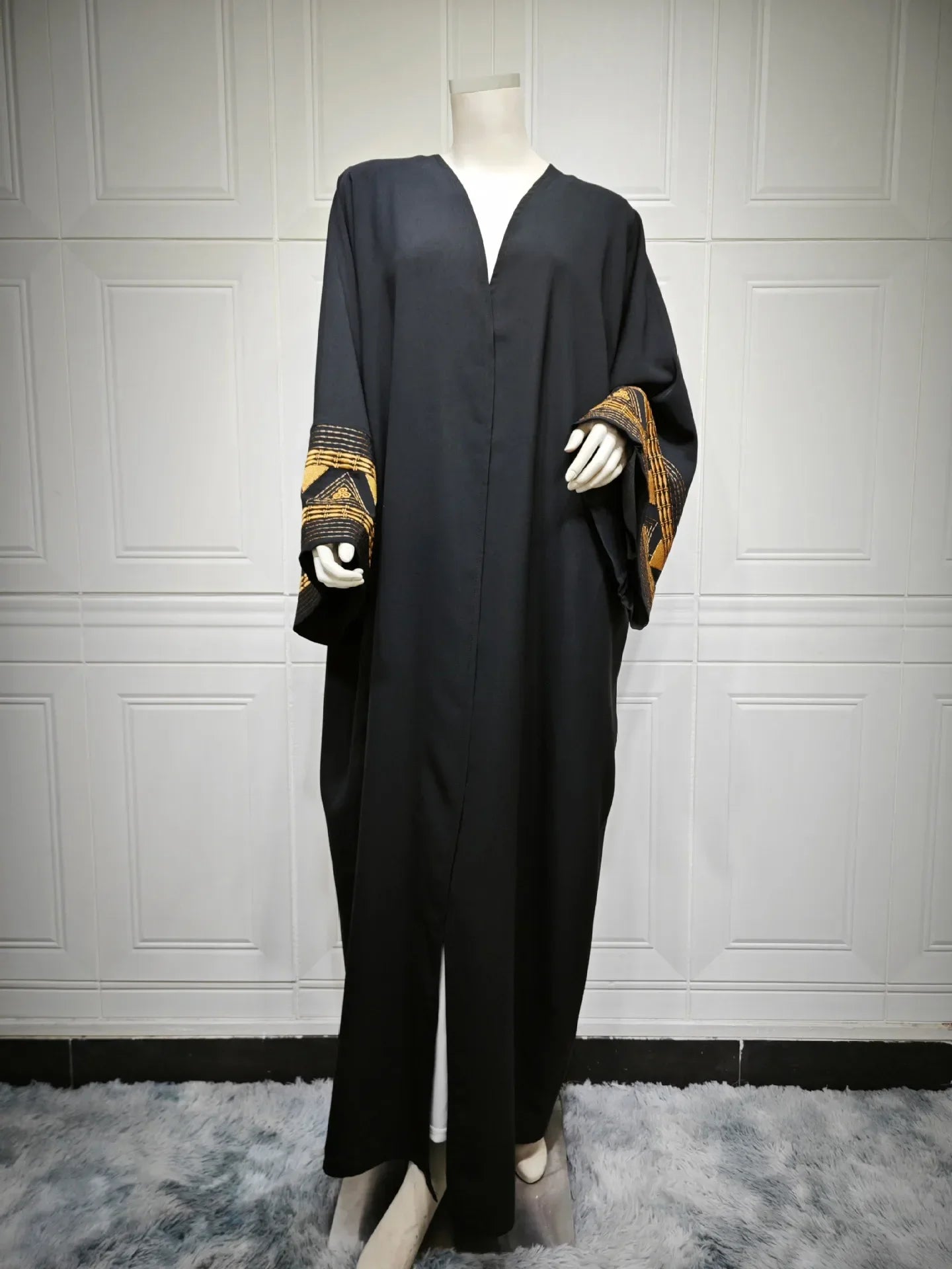Dubai Embroidery Abaya Women Muslim Maxi Dress Islamic Open Kimono Cardigan Abayas Ramadan Eid Djellaba Loose Turkey Robe Gown