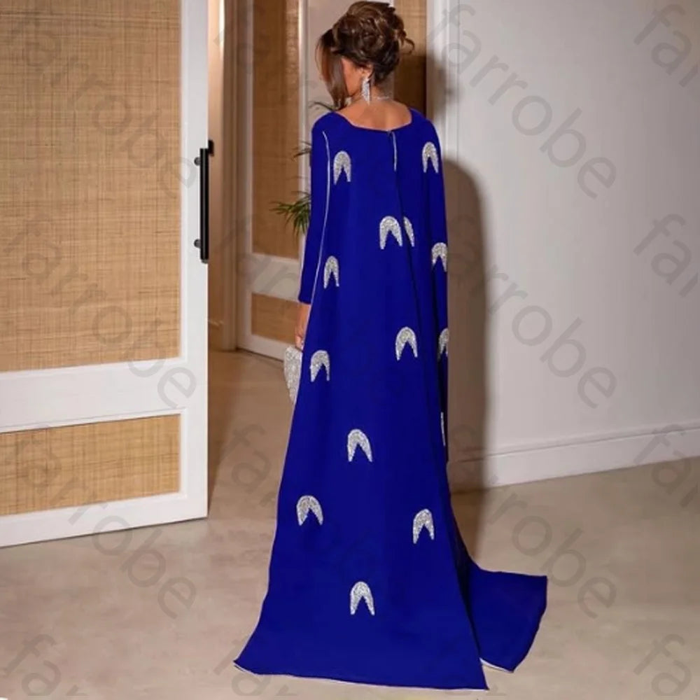 Customized Sequined Dress | A-Line Boat Neck