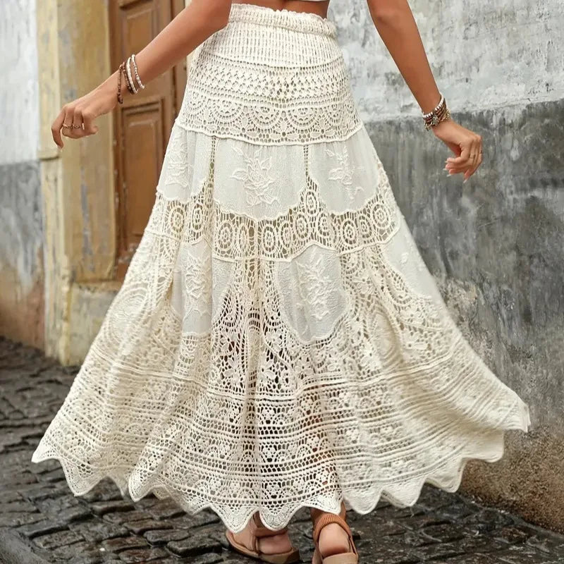 Long Skirt – Elegant Casual Half Skirt with Unique Design