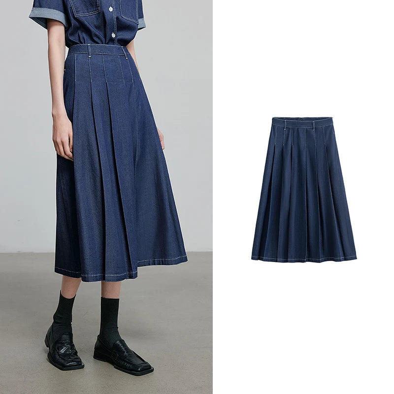 Women’s Skirt – Elegant Spring New Midi Skirt